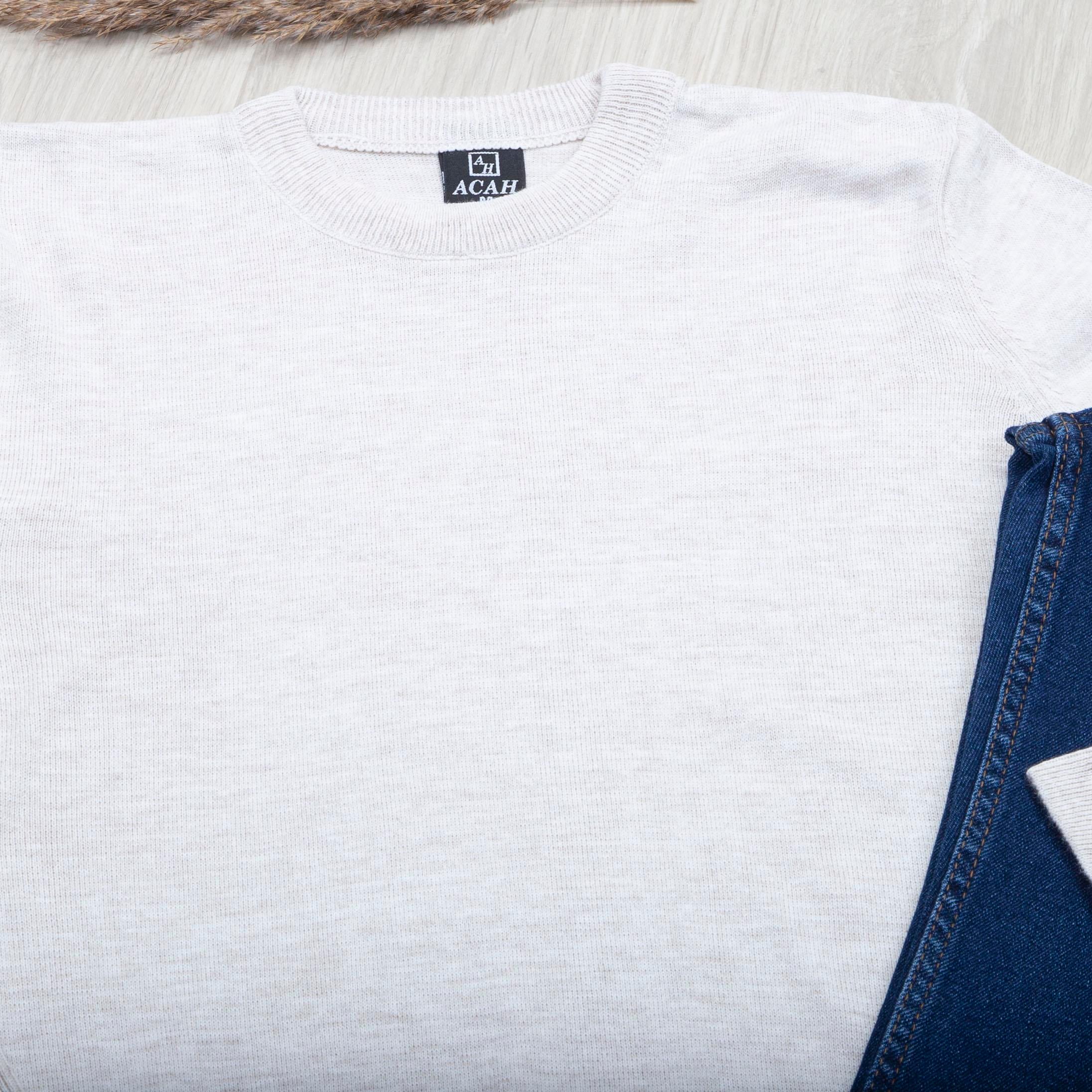 Bej Triko Kazak Pantolon Ayakkabı Kombin