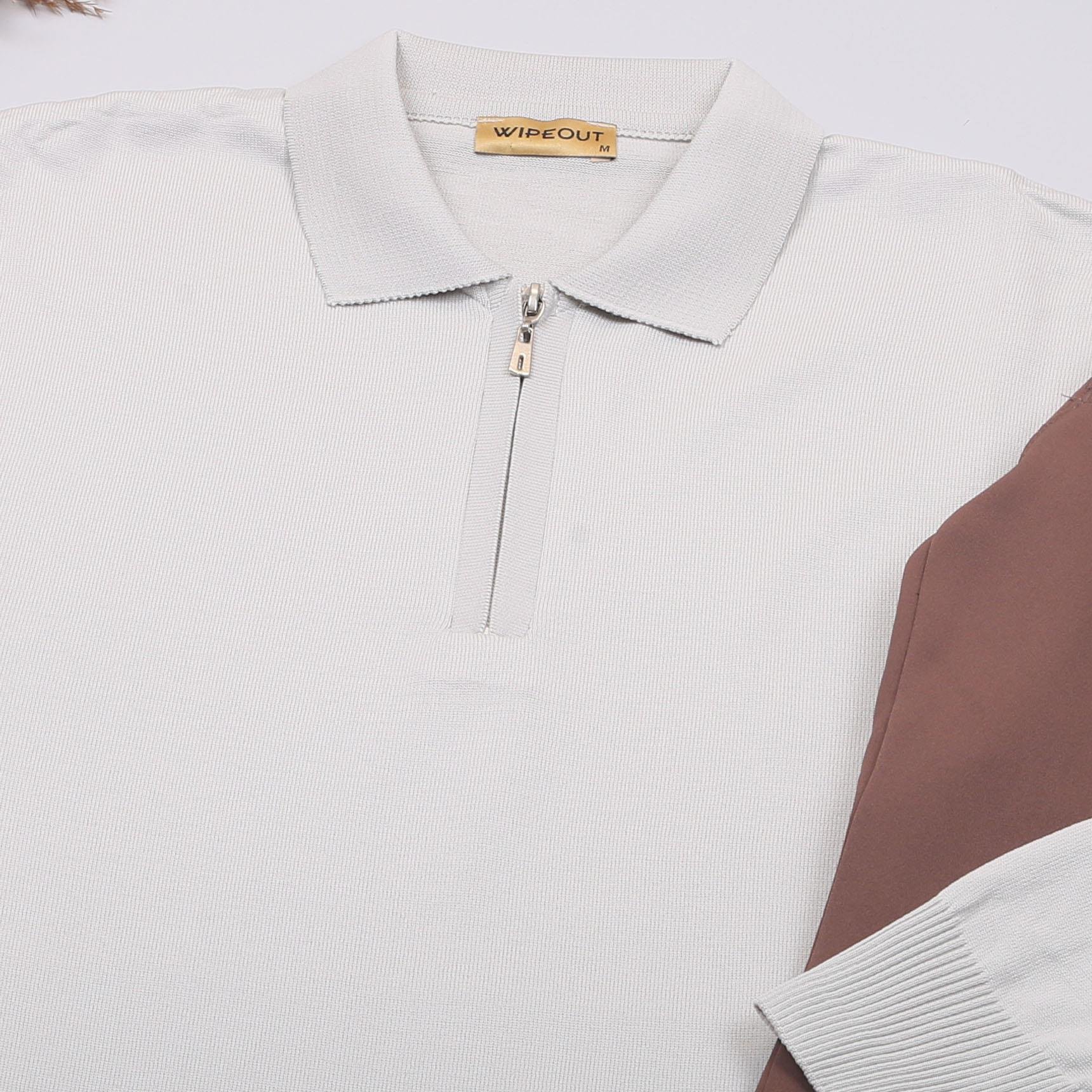 Bej Triko Polo Yaka Pantolon Ayakkabı Kombin