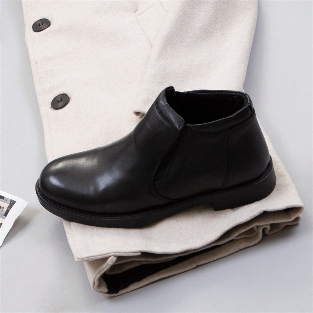 Bej Uzun Kaşe Kaban Boğazlı Kazak Pantolon Bot Kombin