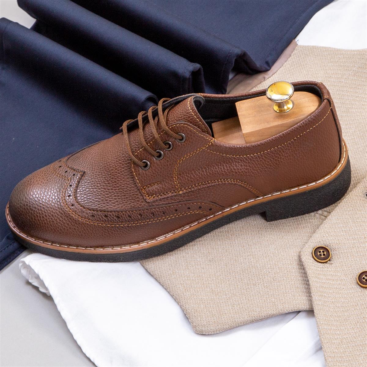 Bej Yelek Gömlek Pantolon Ayakkabı Kombin