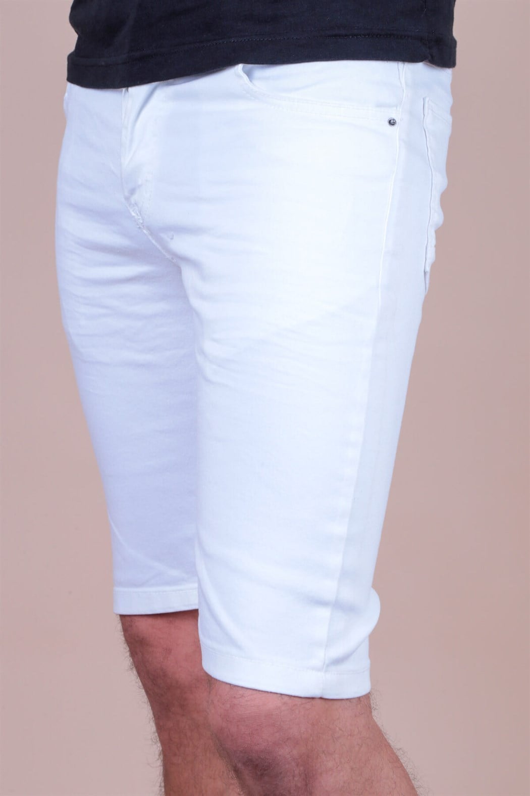 Beyaz Erkek Şort