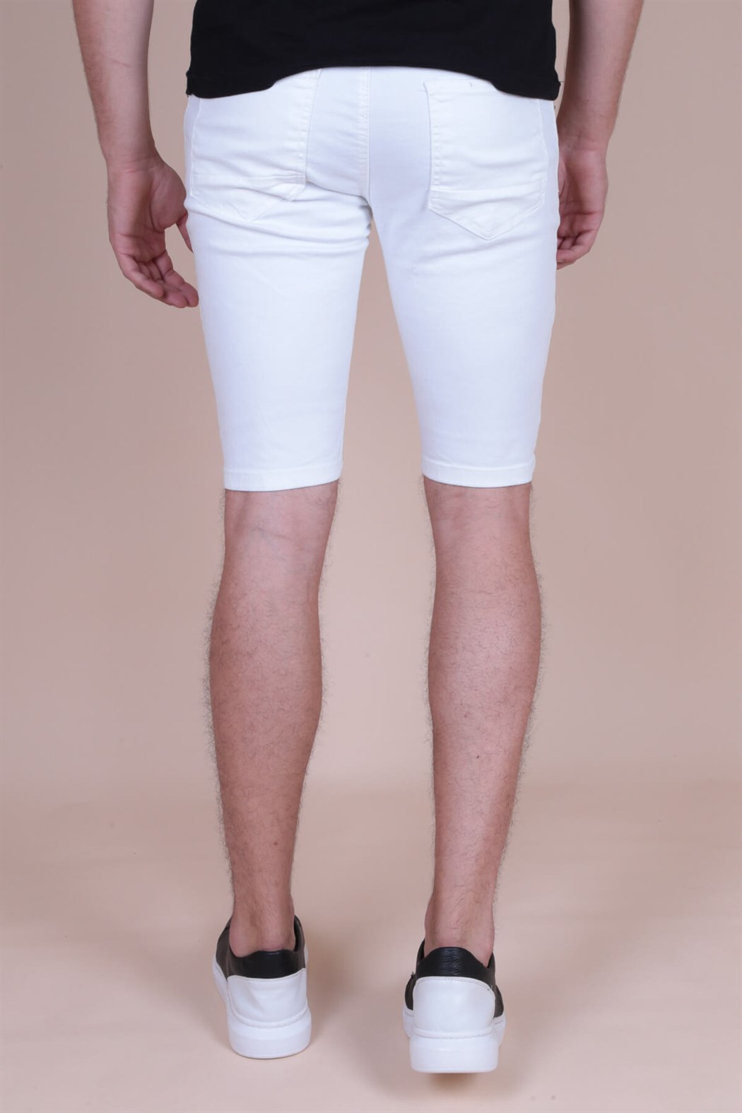 Beyaz Erkek Şort