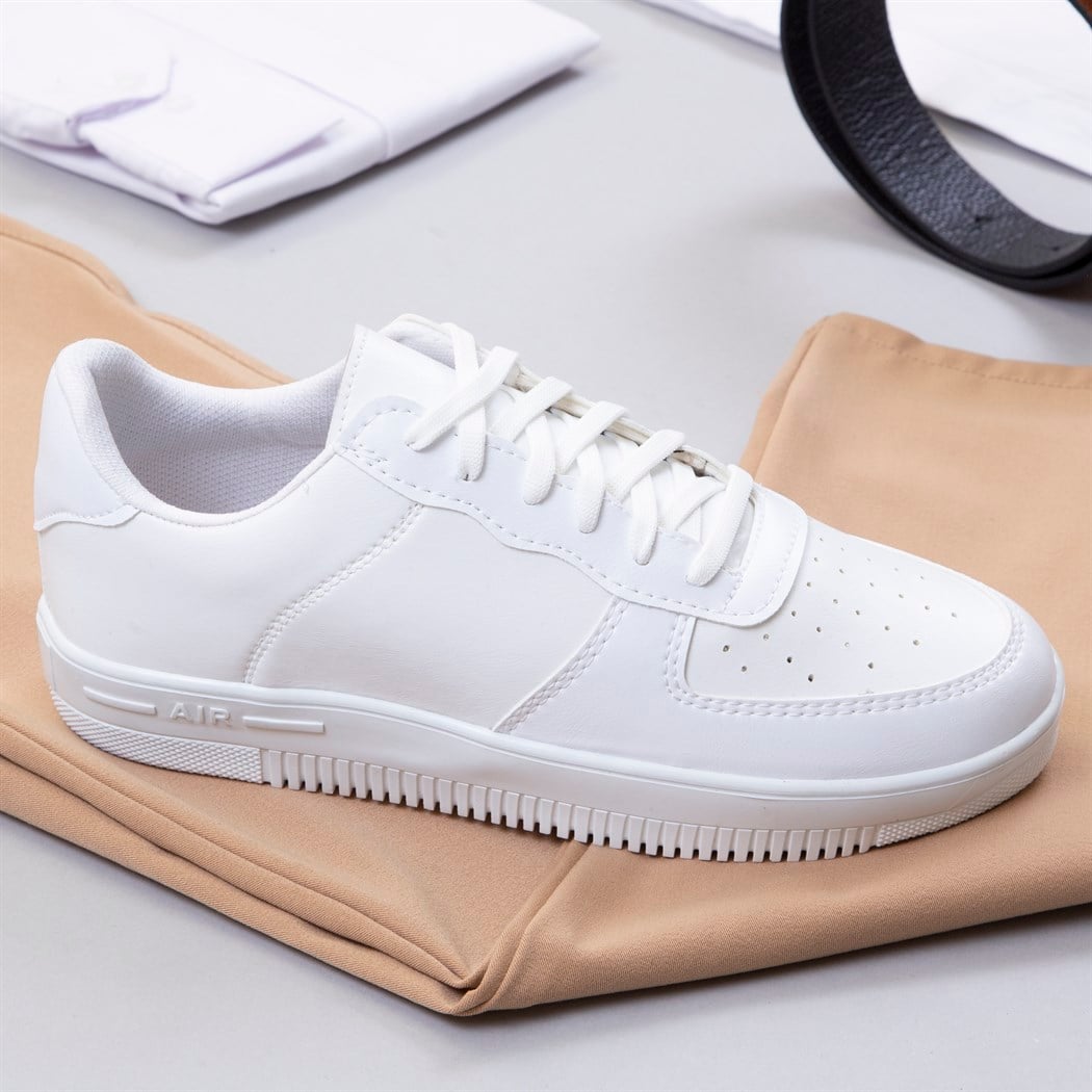 Beyaz Gömlek  Kumaş Pantolon Ayakkabı Kombin