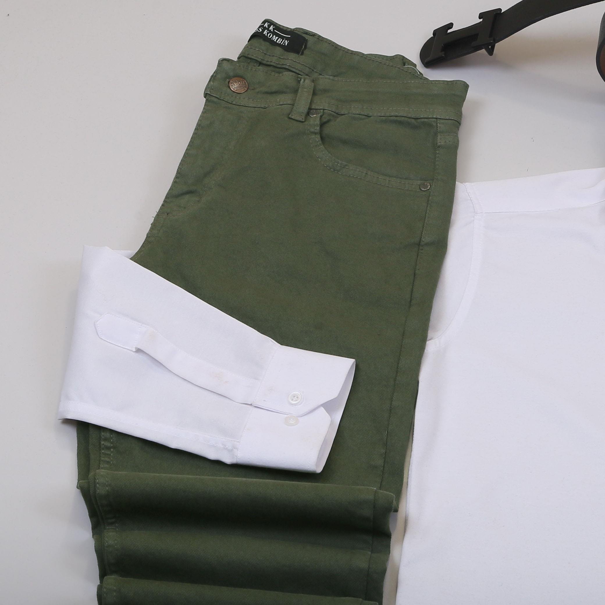 Beyaz Gömlek Pantolon Ayakkabı Kombin