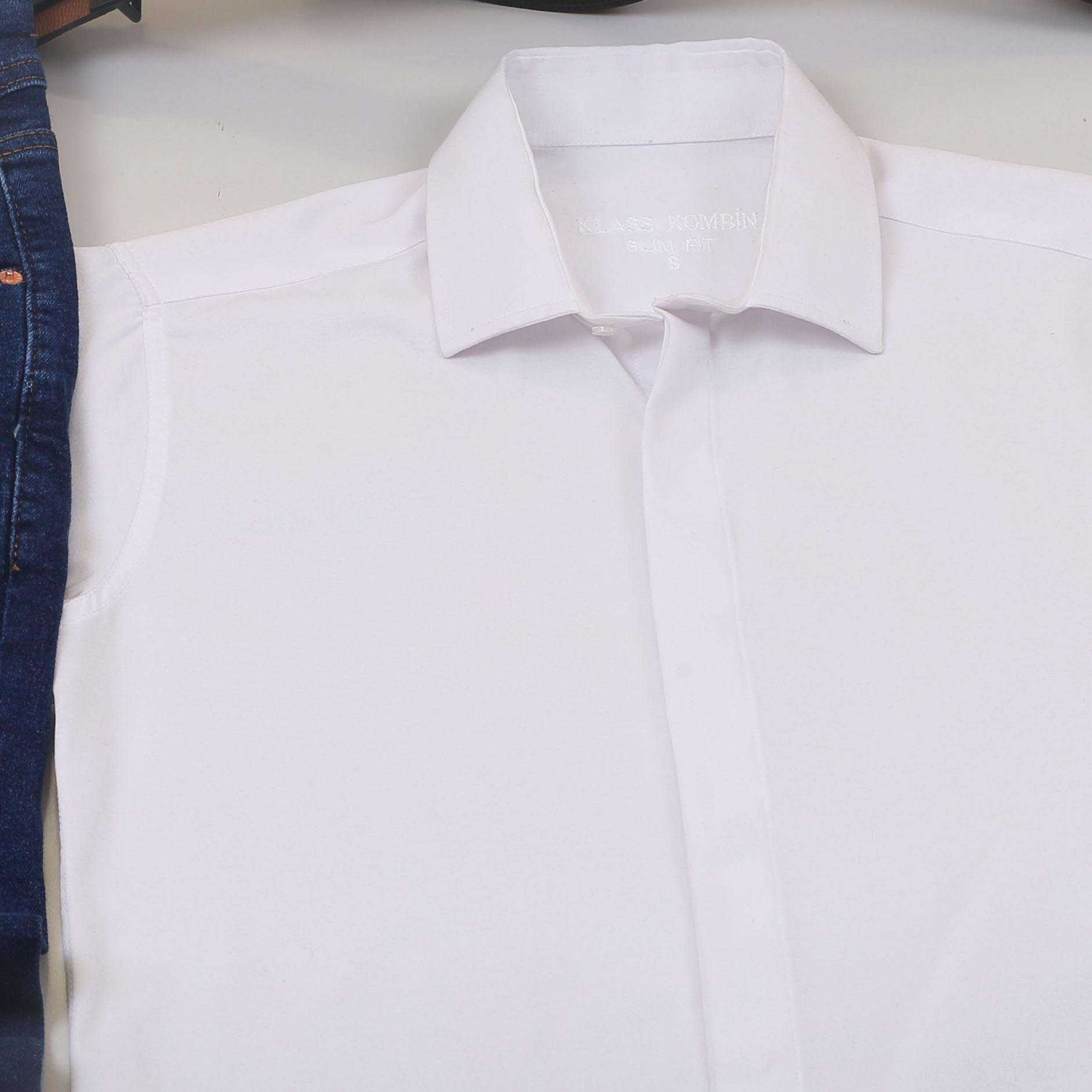 Beyaz Gömlek Pantolon Ayakkabı Kombin