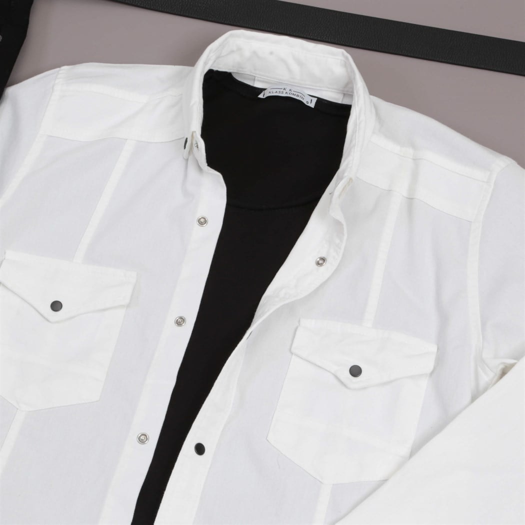 Beyaz Gömlek Pantolon Ayakkabı Kombini