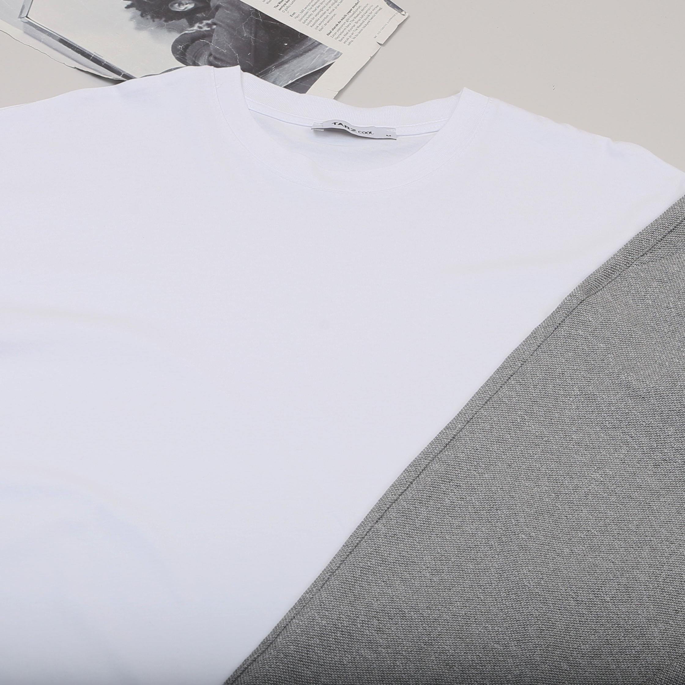 Beyaz Oversize Tişört Pantolon Ayakkabı Kombin