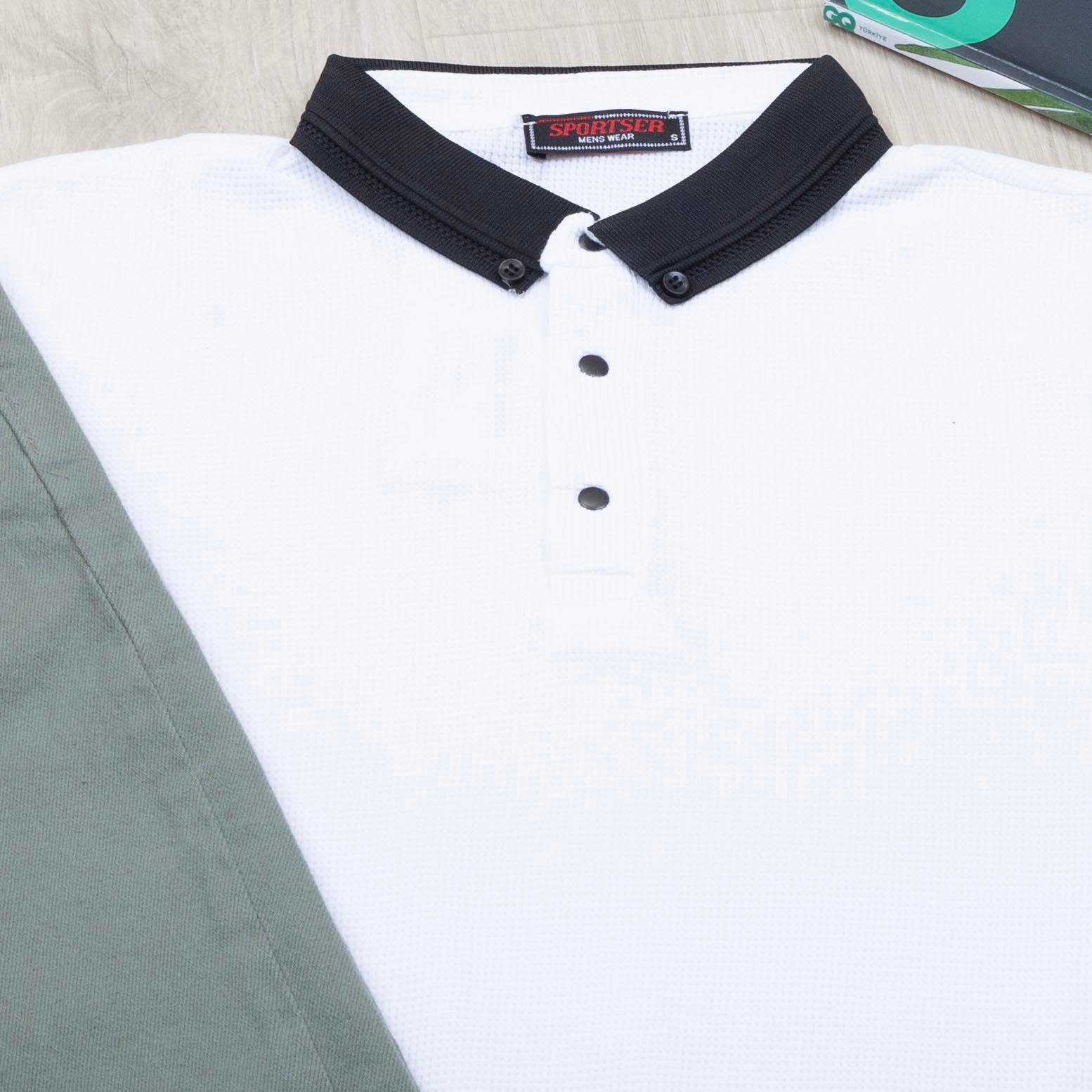 Beyaz Polo Yaka Tişört Pantolon Ayakkabı Kombin