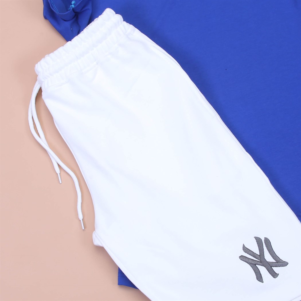 Beyaz Sort Sax Basic Tshirt kombini