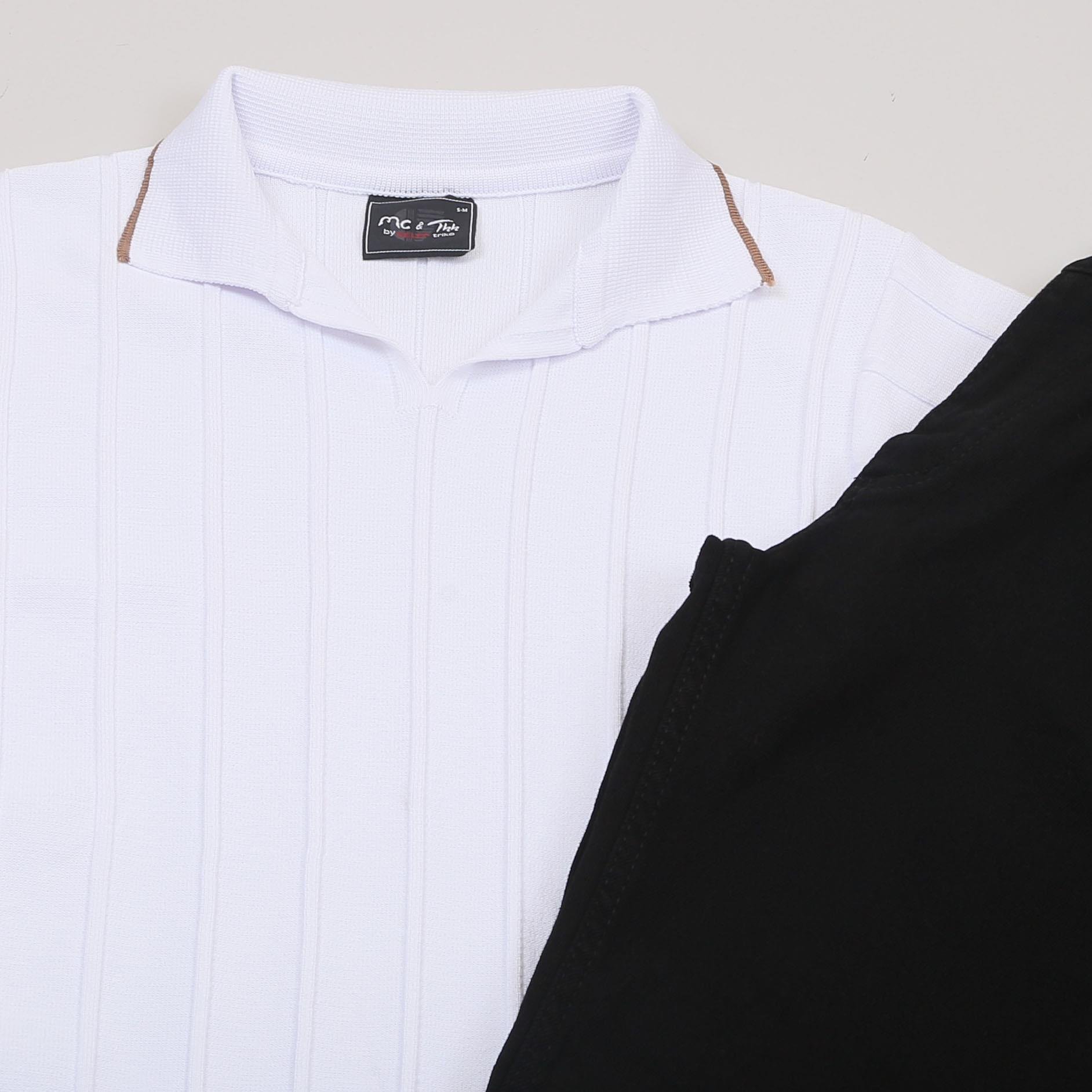 Beyaz Triko Tişört Kombini