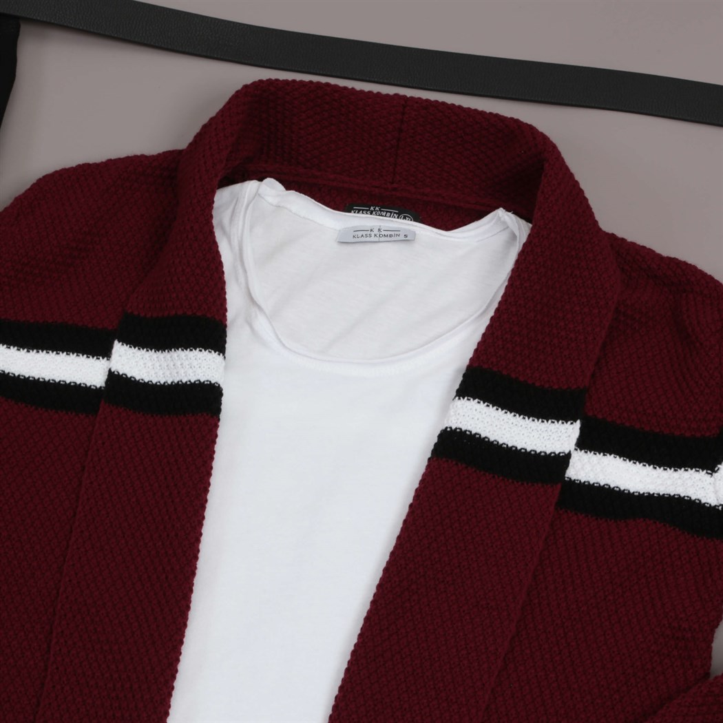 Borda Hırka Pantolon Ayakkabı Kombini