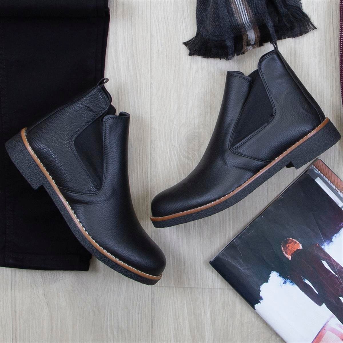 Bordo Blazer Ceket Boğazlı Body Pantolon Bot Kombin