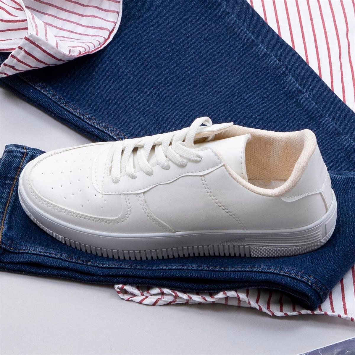 Bordo Çizgili Gömlek Pantolon Ayakkabı Kombin