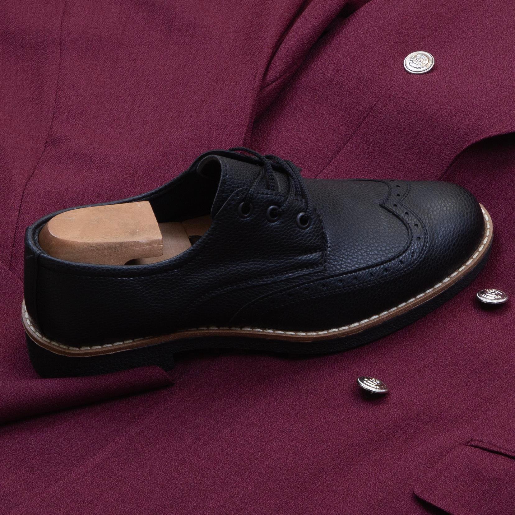 Bordo Kruvaze Takım Elbise Kombini