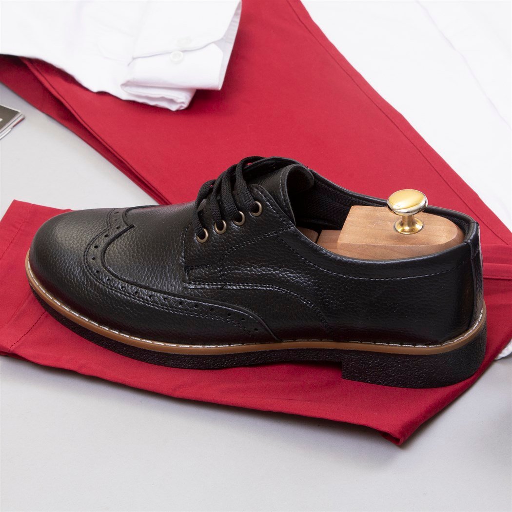 Su Yeşili Pantolon Gömlek Ayakkabı Kombin