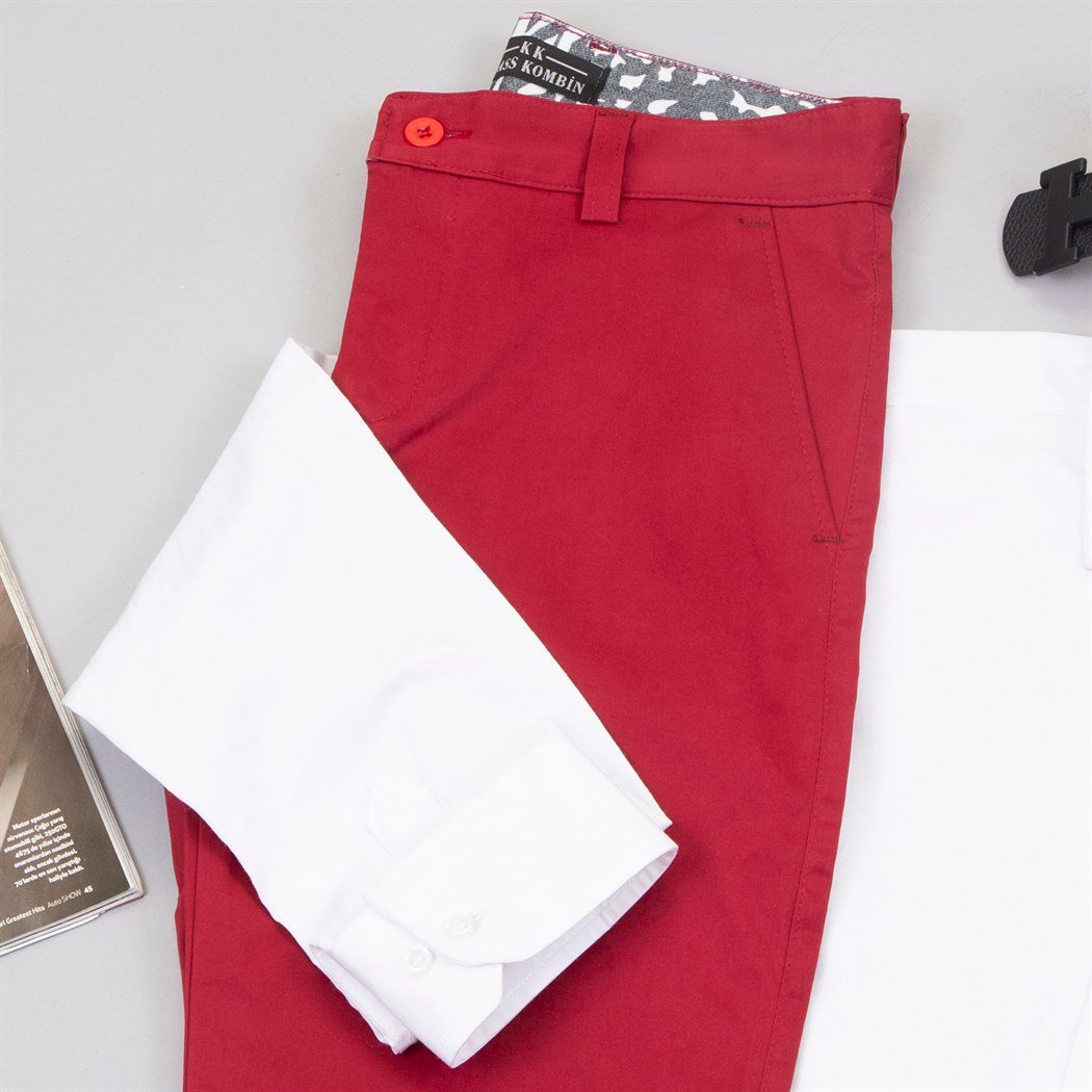 Su Yeşili Pantolon Gömlek Ayakkabı Kombin