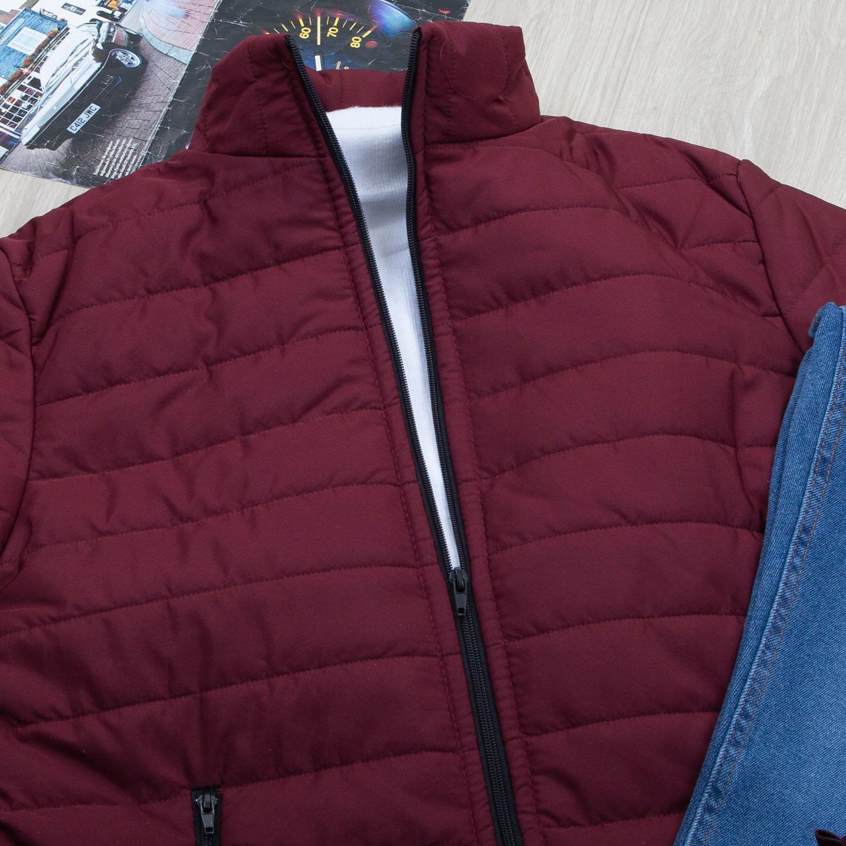 Bordo Şişme Mont Boğazlı Body Pantolon Bot Kombin