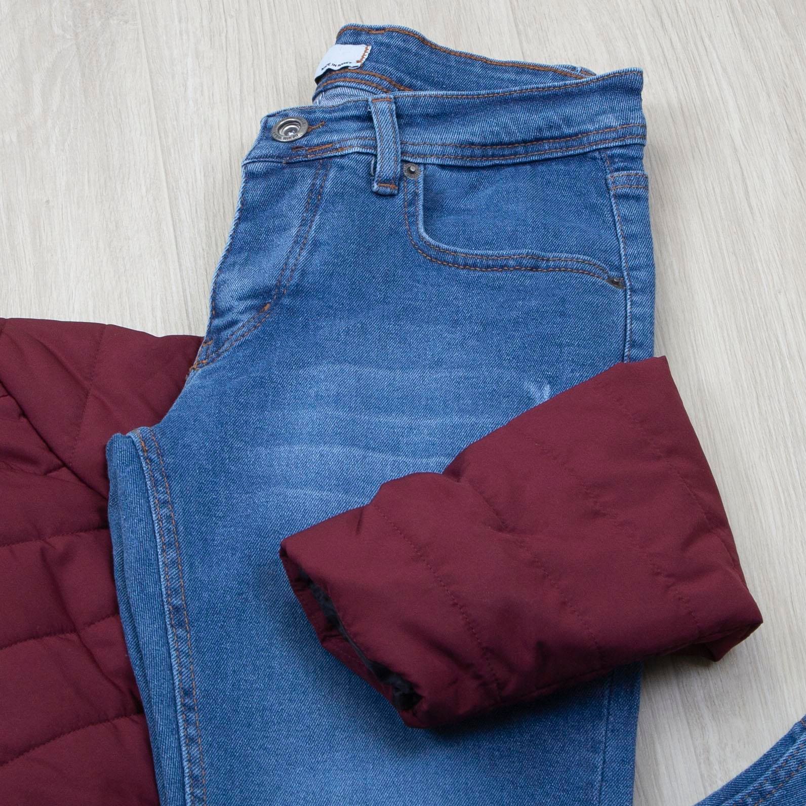 Bordo Şişme Mont Boğazlı Body Pantolon Bot Kombin