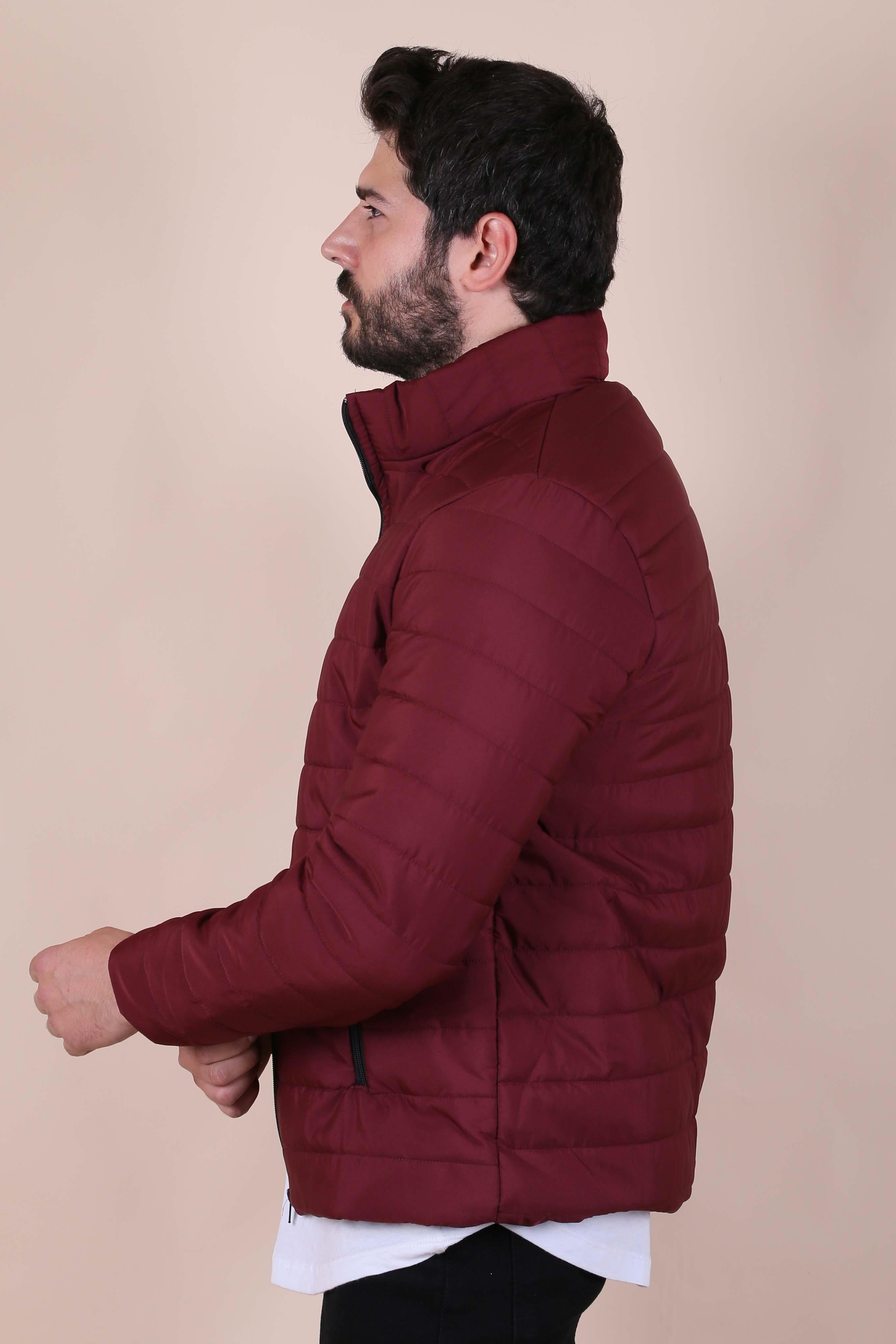 Bordo Şişme Mont