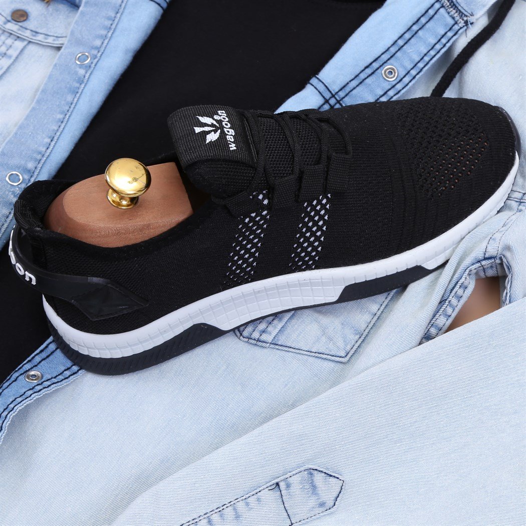 Buz Mavi Kapsonlu Kot Gömlek Pantolon Ayakkabı Kombini