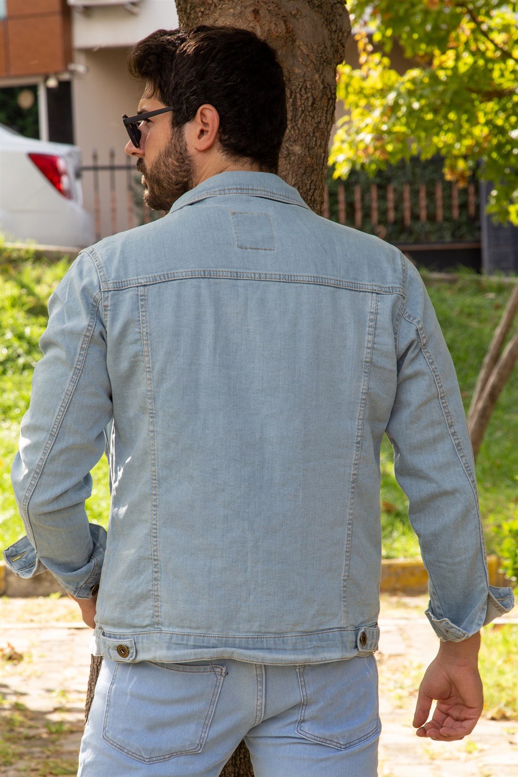 Buz Mavisi Kot Ceket