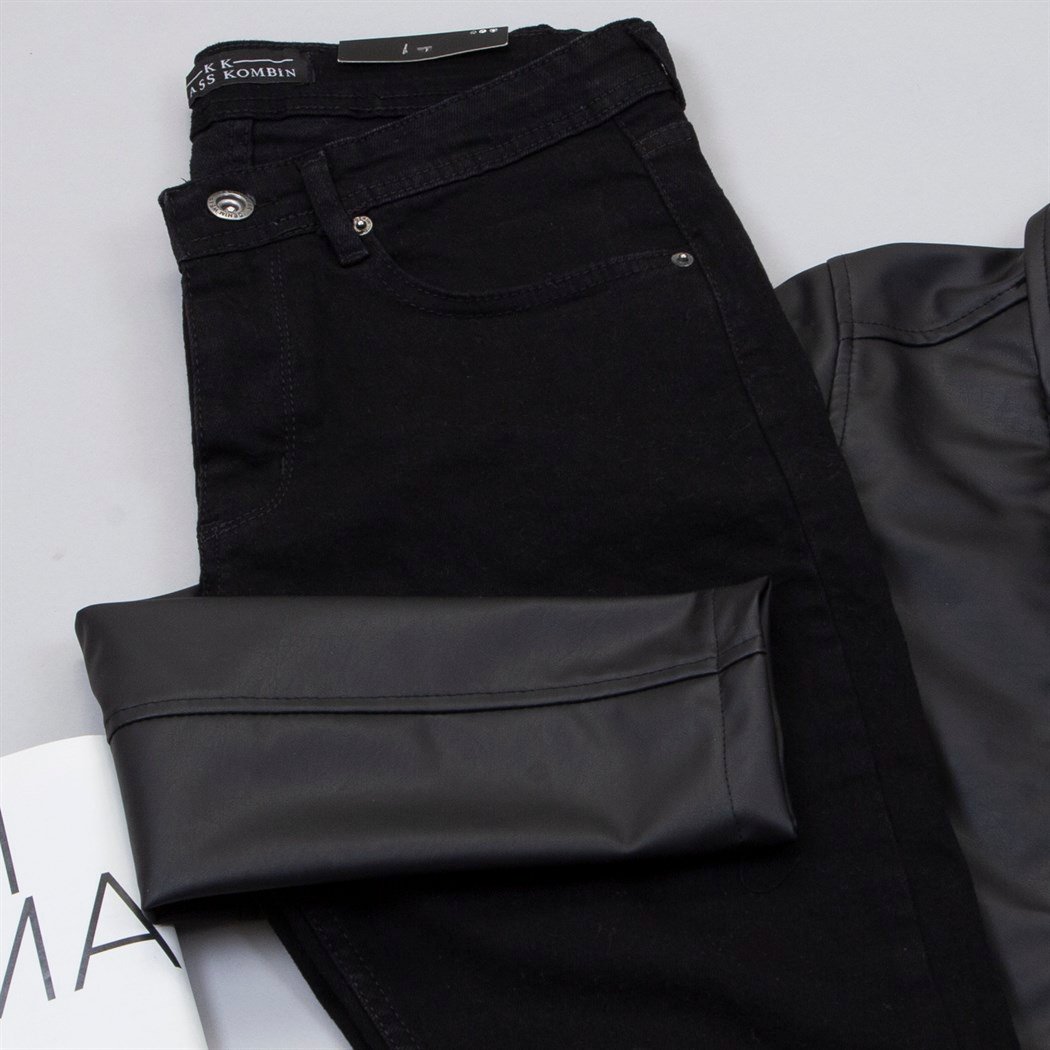 Çapraz Fermuarlı Siyah Deri Ceket Tişört Pantolon Ayakkabı Kombin