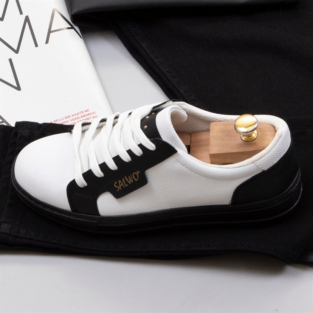 Çapraz Fermuarlı Siyah Deri Ceket Tişört Pantolon Ayakkabı Kombin