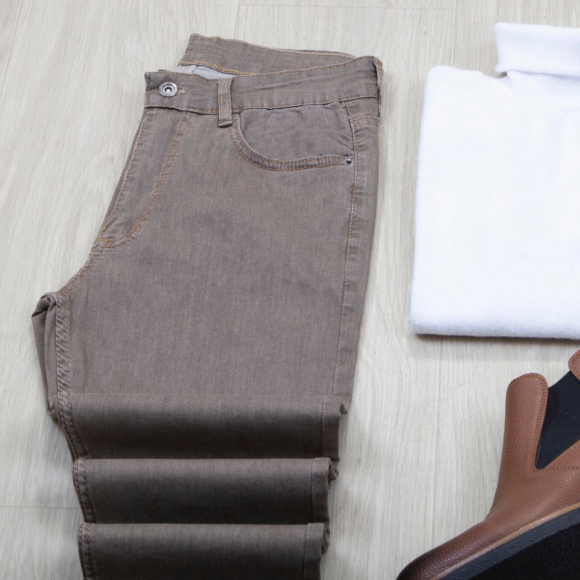 Çıkarılabilir Kapşonlu Taba Şişme Yelek Boğazlı Body Pantolon Bot Kombin