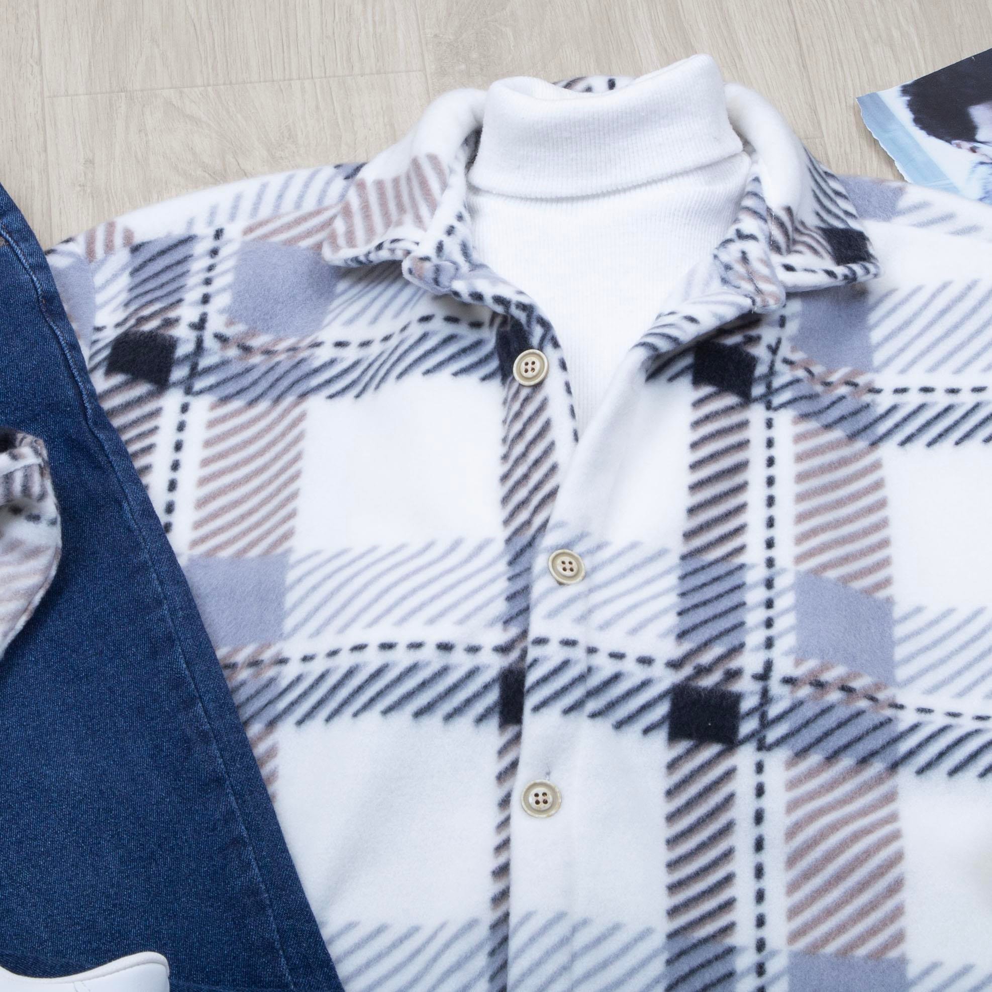 Ekose Polar Gömlek Body Pantolon Ayakkabı Kombin