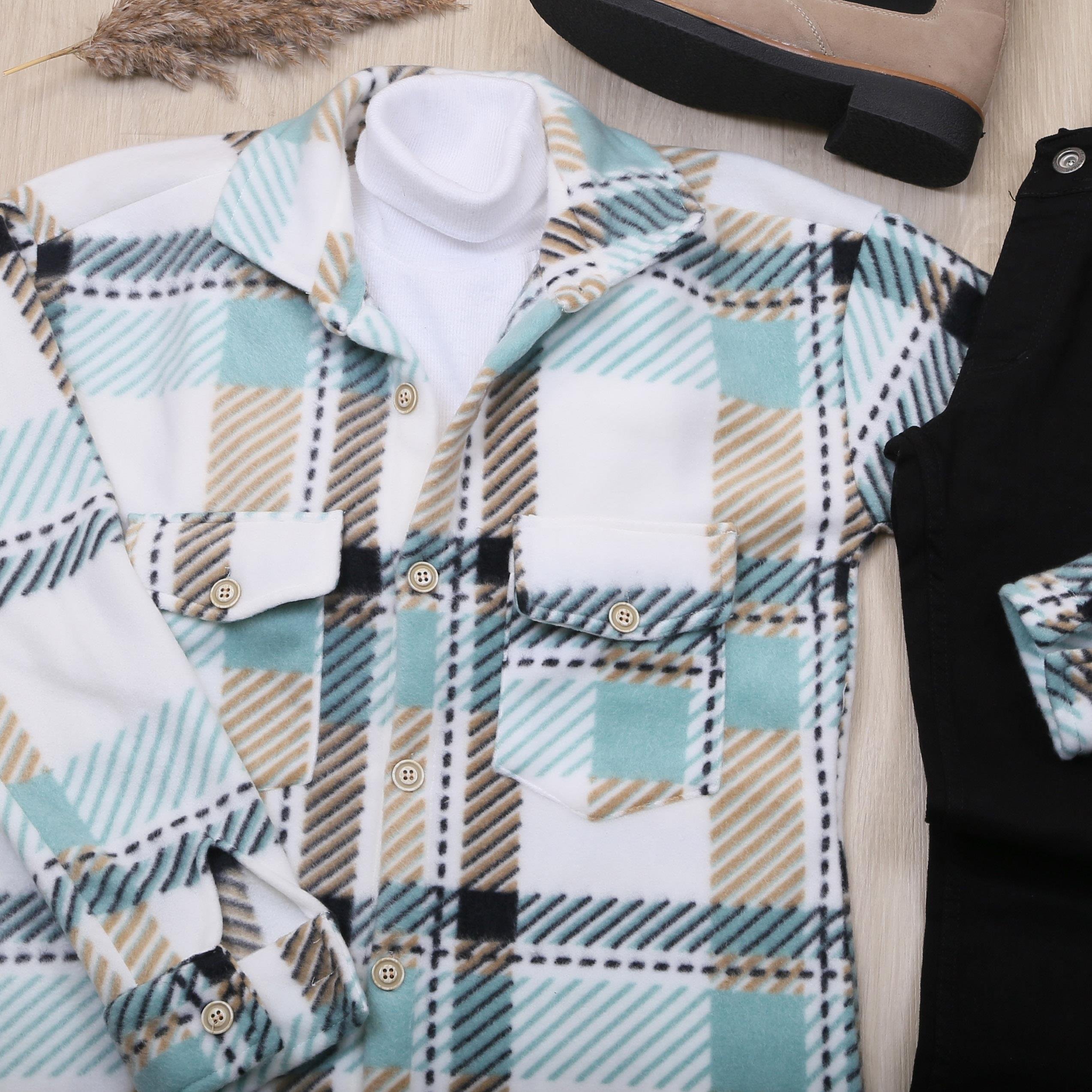 Ekose Polar Gömlek Body Pantolon Bot Kombin