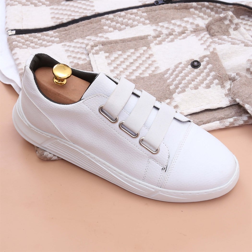 Ekoseli Triko Ayakkabı kombini