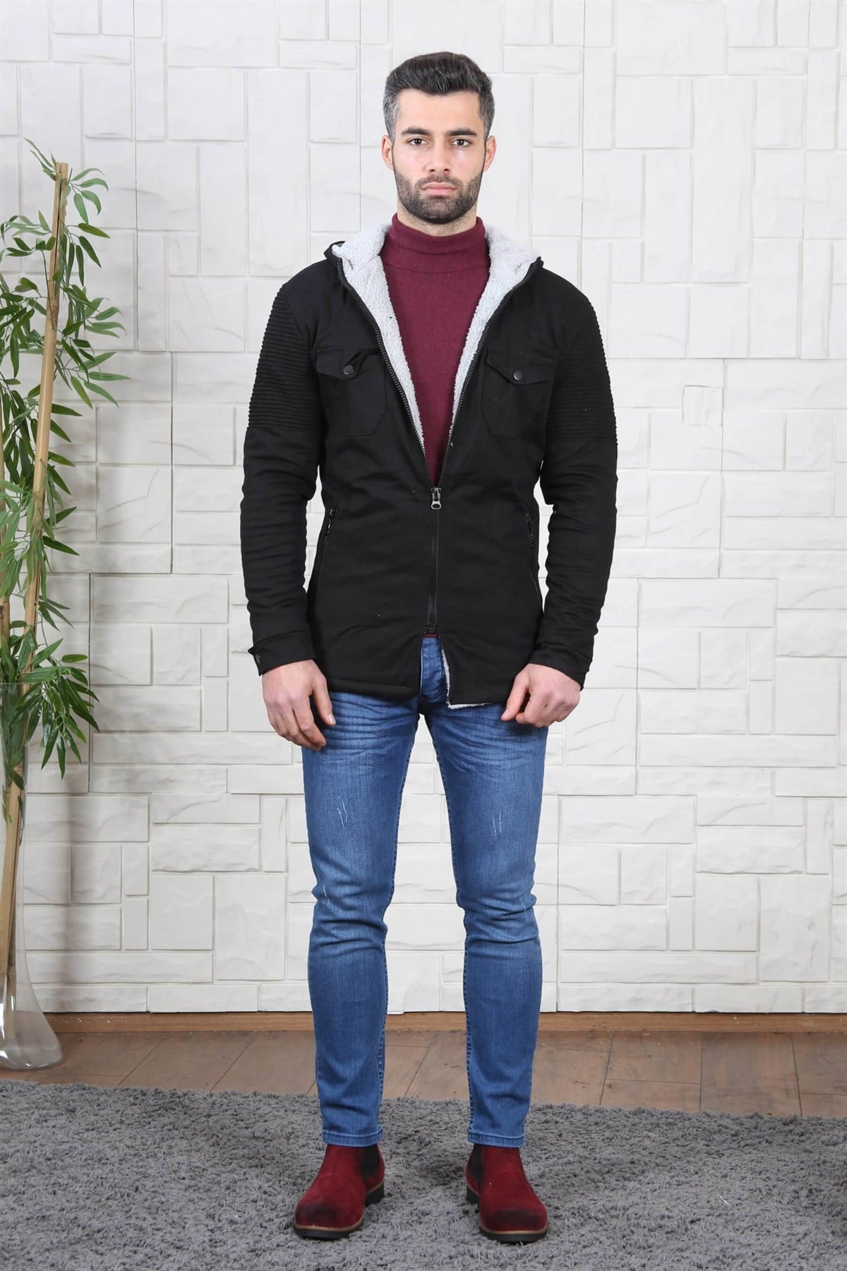 ERKEK  SİYAH SİYAH