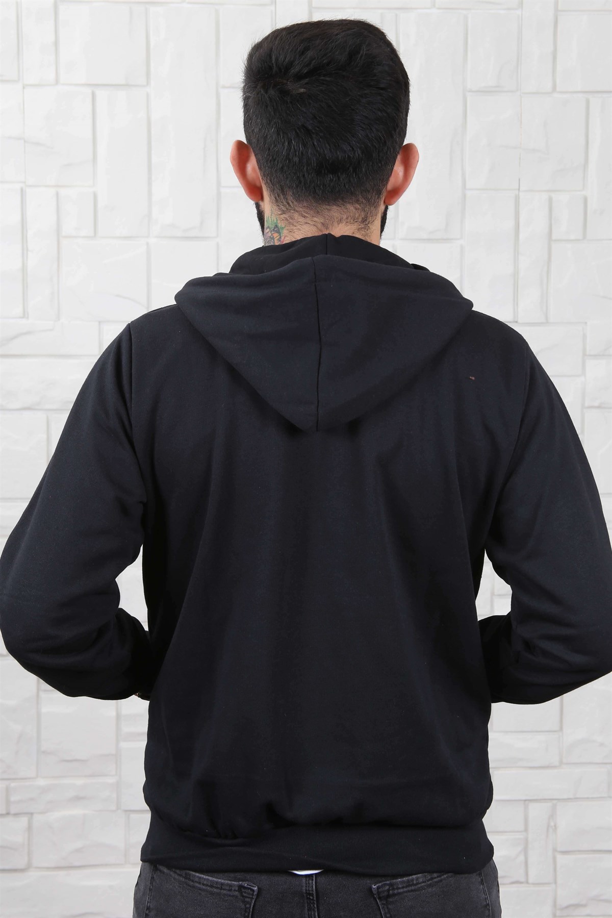 ERKEK  SİYAH SWEAT SİYAH