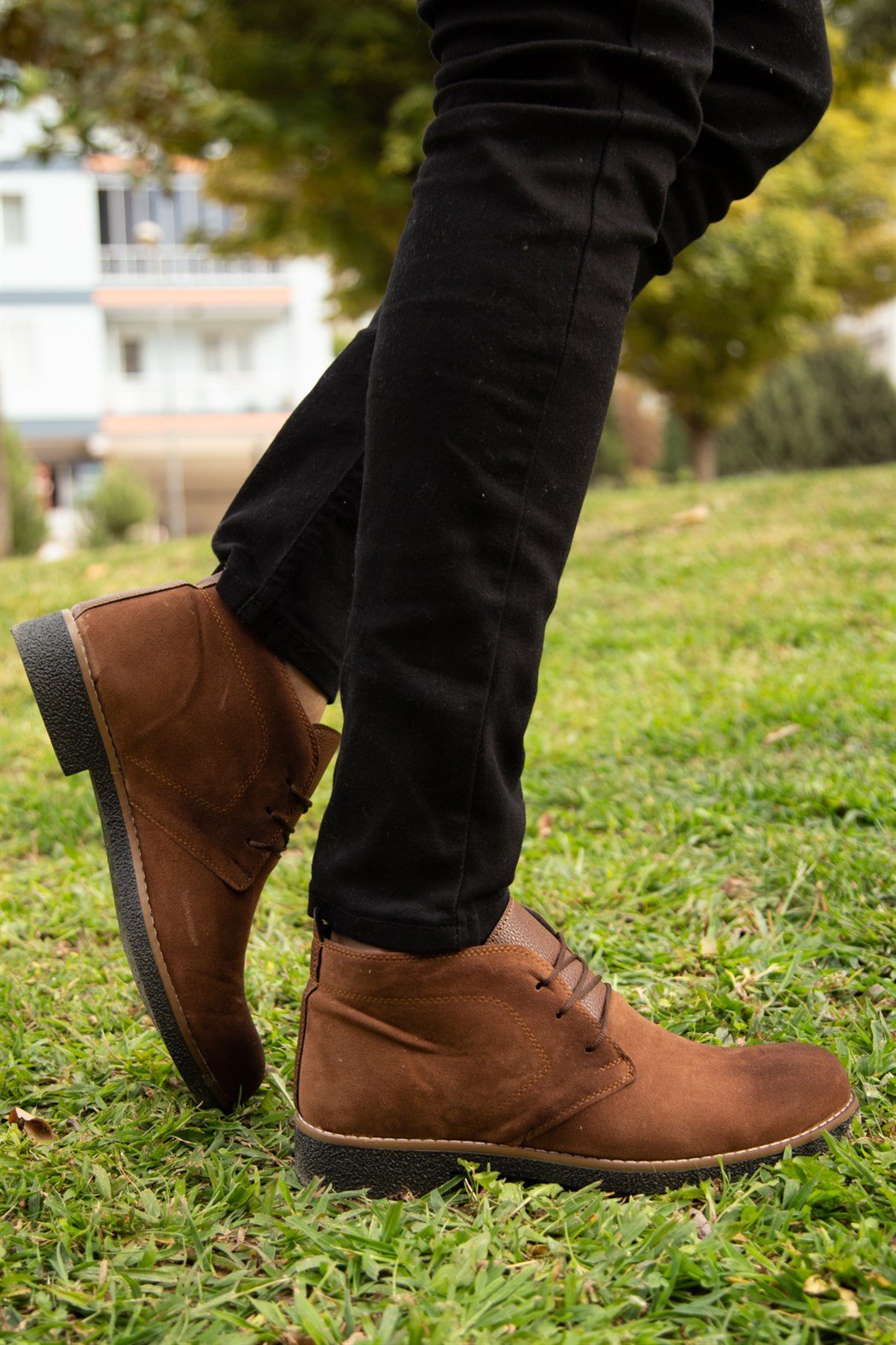 ERKEK Bağcıklı Süet Bot TABA Bot TABA