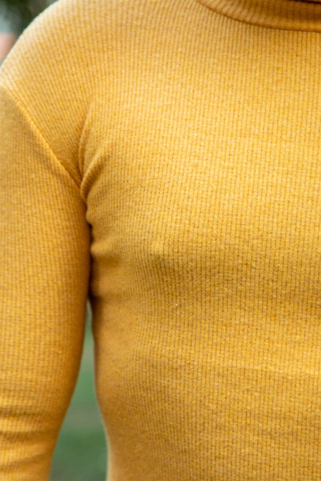 ERKEK Boğazlı Body SARI boğazlı badi SARI