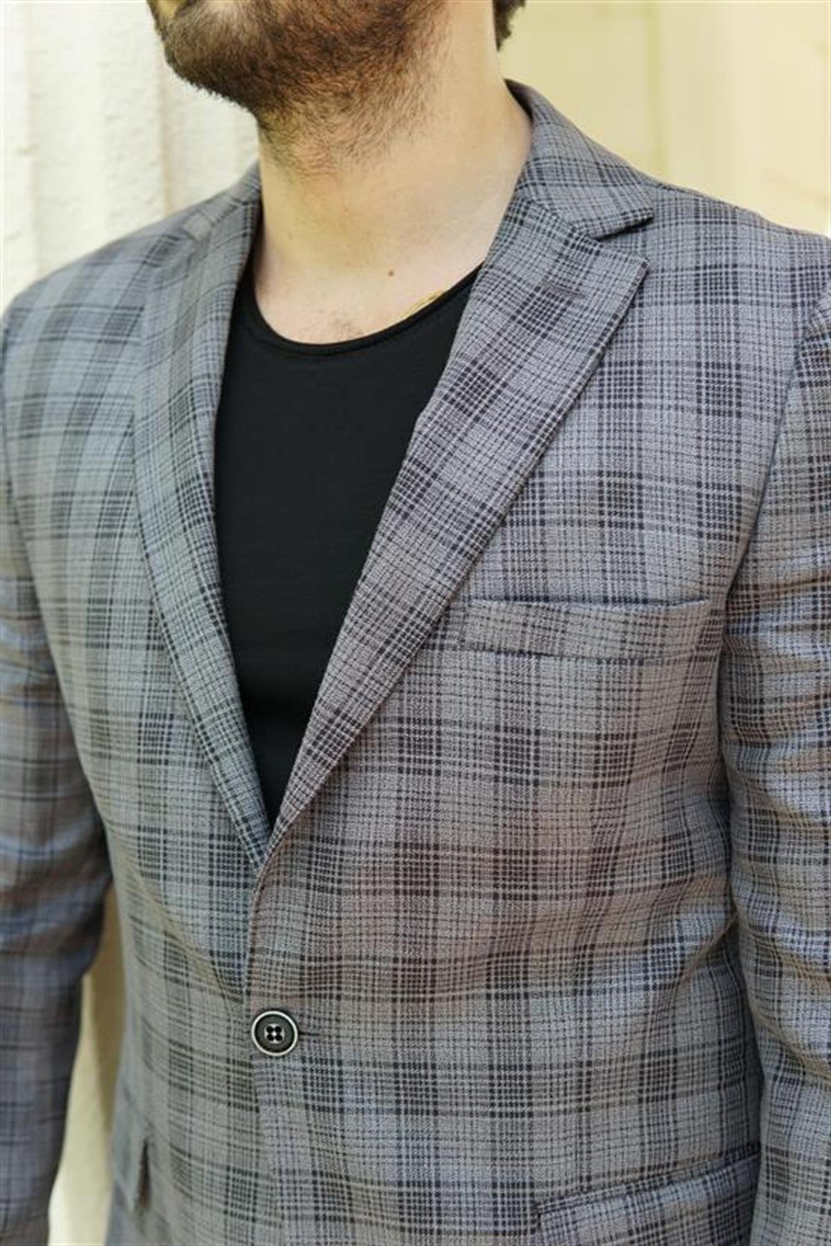 ERKEK  Füme Ekose Füme Ekose