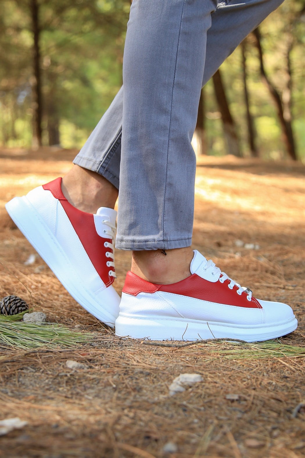 ERKEK  KIRMIZI-BEYAZ KIRMIZI-BEYAZ