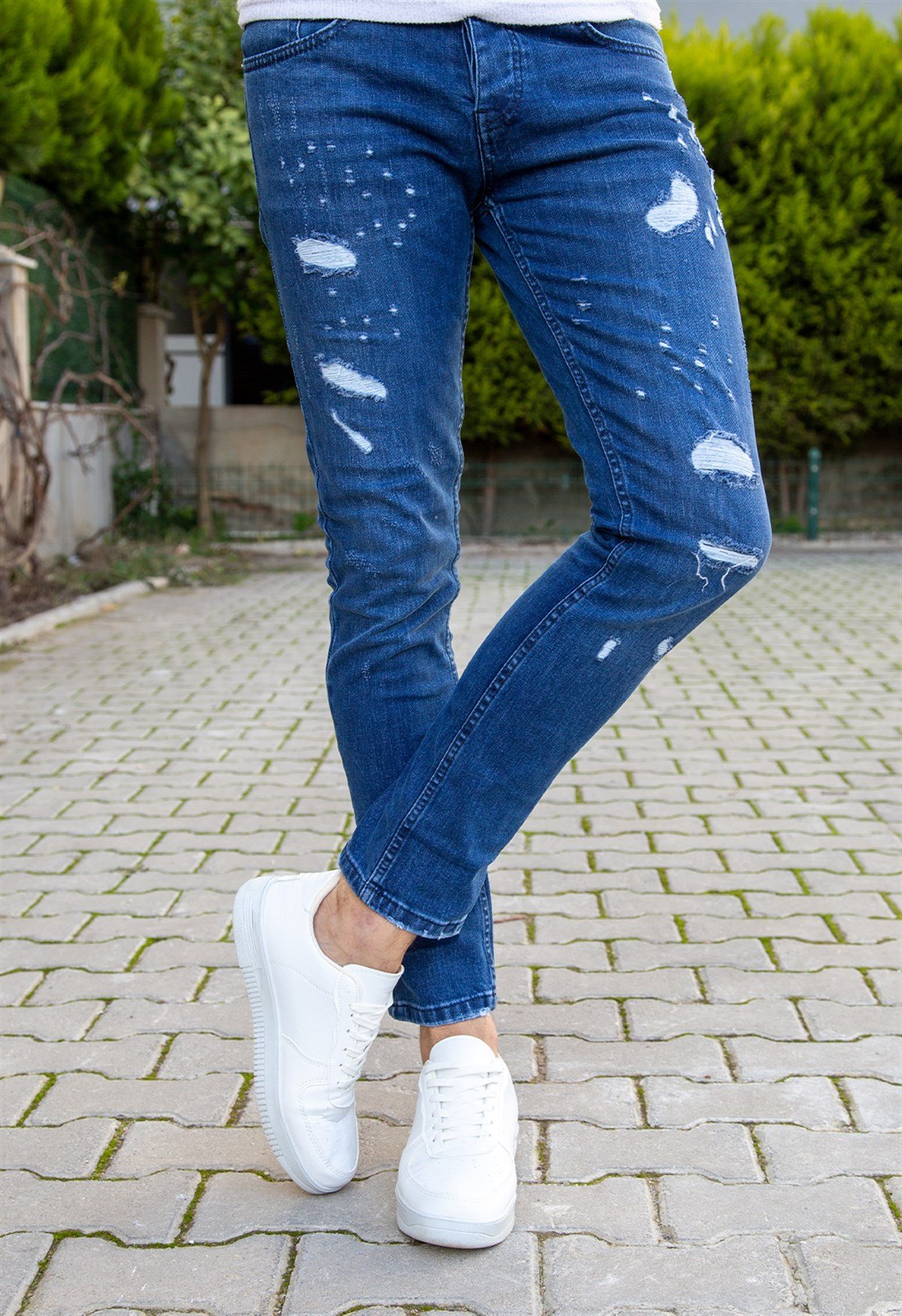 ERKEK LİKRALI YIRTIKLI MODEL 5 JEAN YIRTIKLI MODEL 5