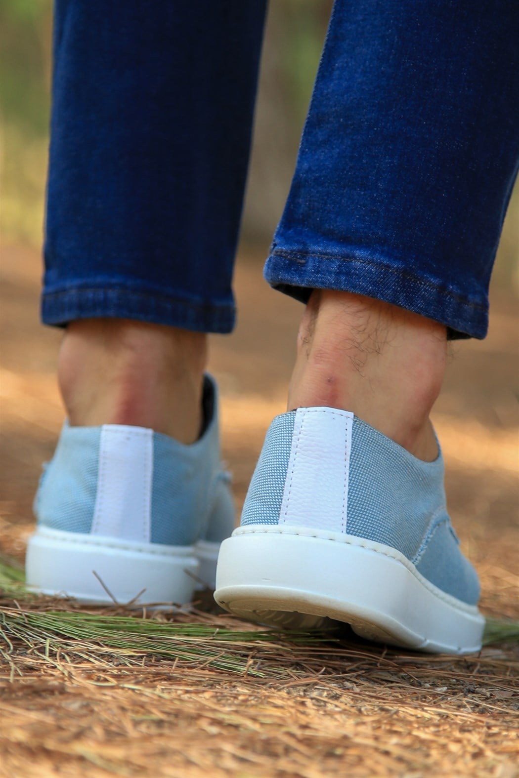 ERKEK  MAVİ GÜNLÜK AYAKKABI MAVİ