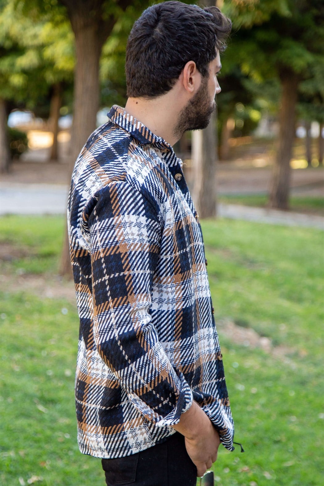 ERKEK ODUNCU GÖMLEK siyah kahve ODUNCU GÖMLEK siyah kahve