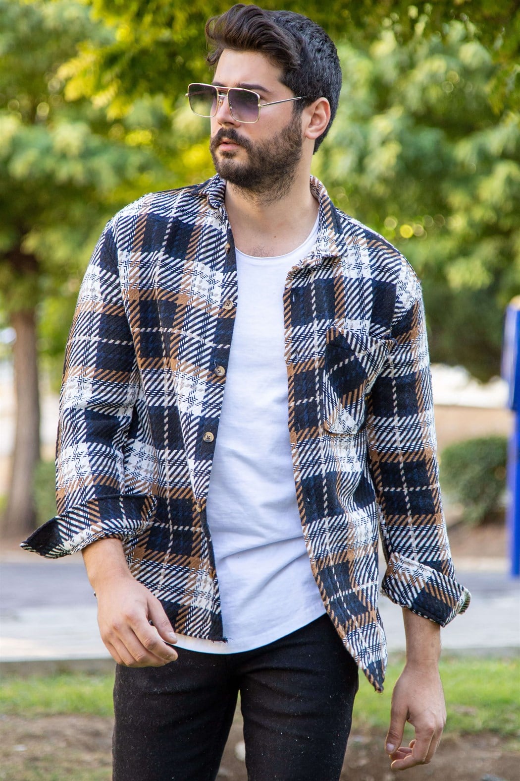 ERKEK ODUNCU GÖMLEK siyah kahve ODUNCU GÖMLEK siyah kahve