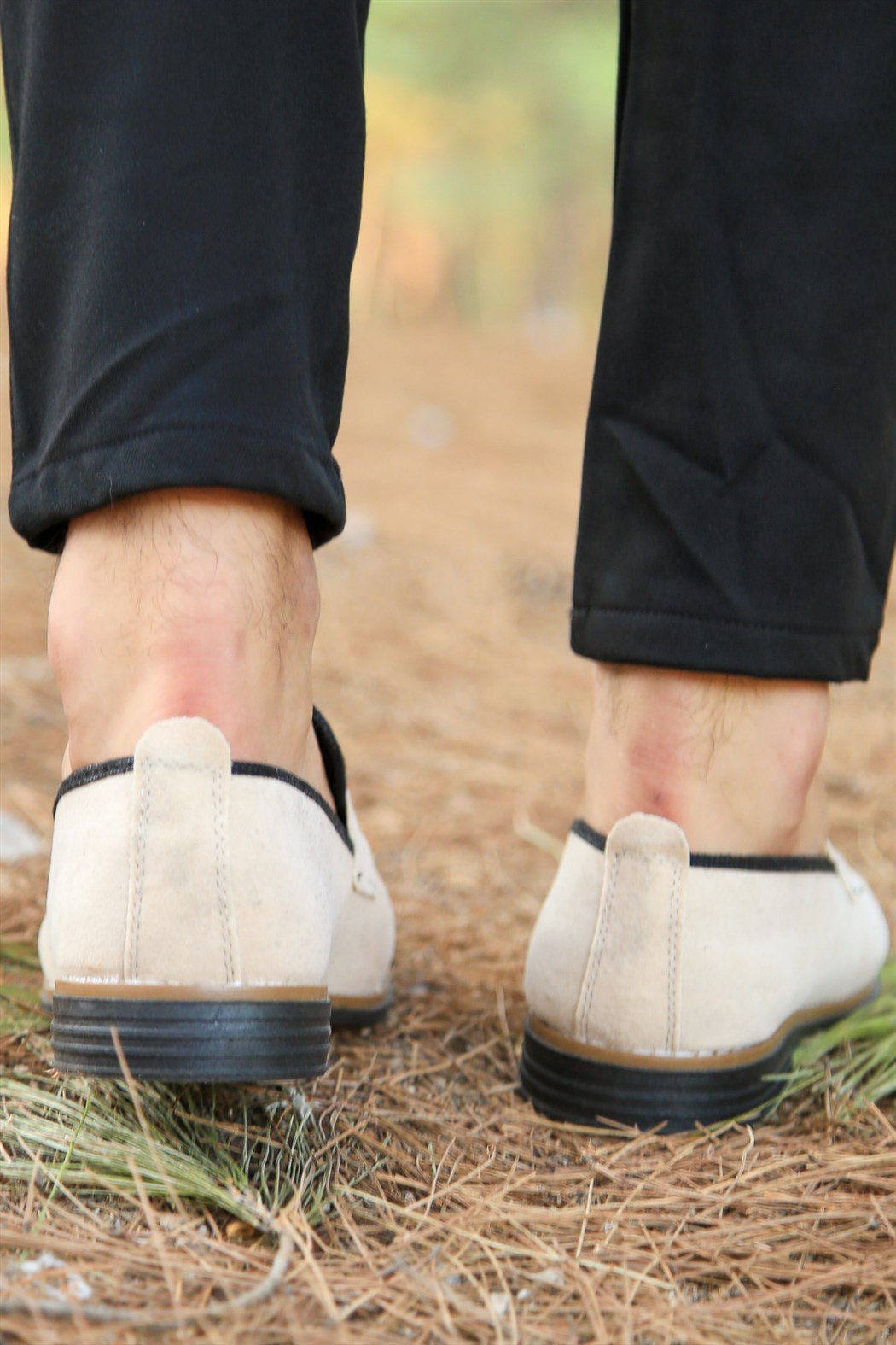 ERKEK PÜSKÜLLÜ KLASİK AYAKKABI BEJ KLASİK AYAKKABI BEJ