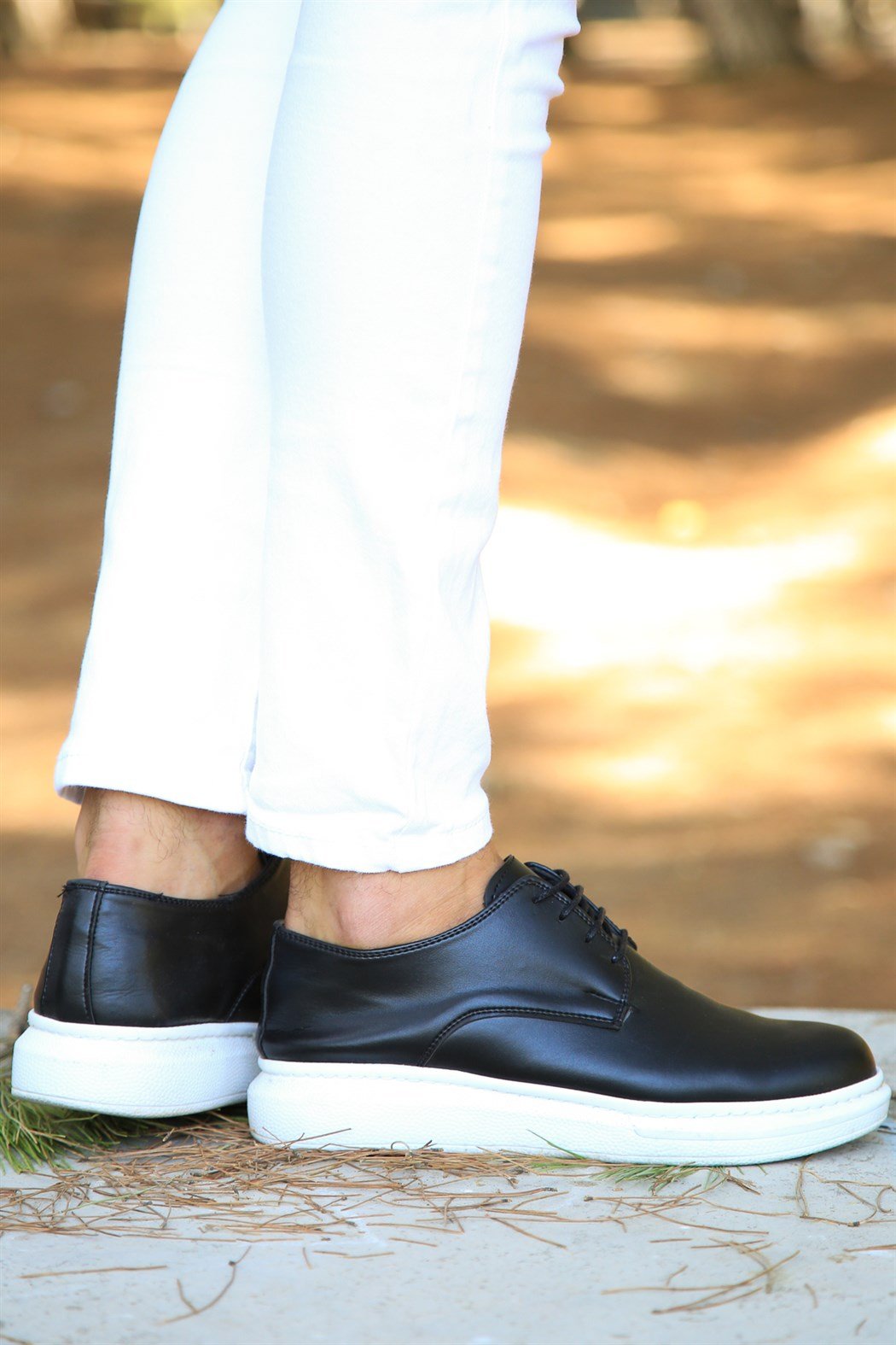 ERKEK  SİYAH GÜNLÜK AYAKKABI SİYAH