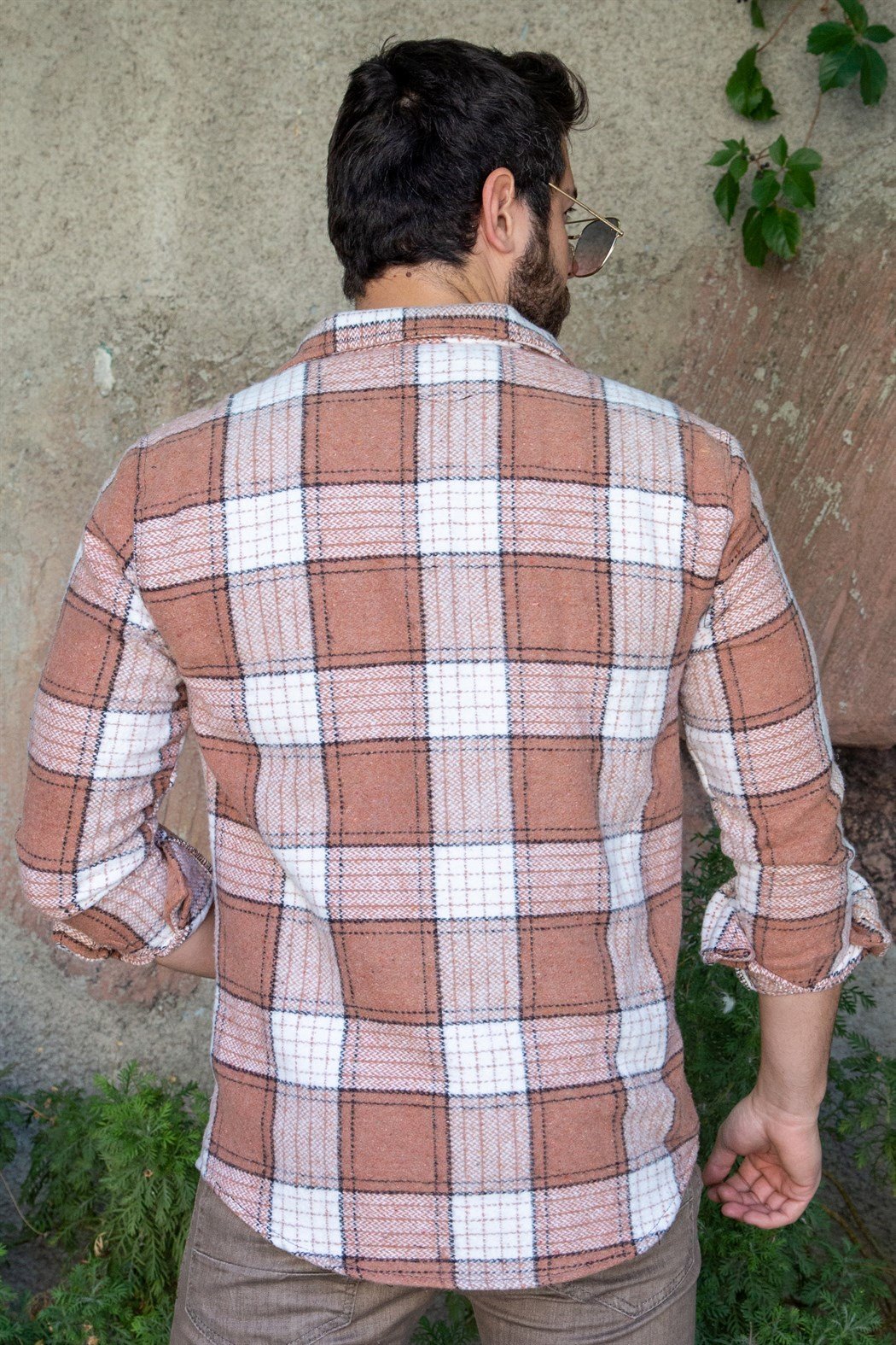 ERKEK  siyah-taba-gri ekose siyah-taba-gri ekose