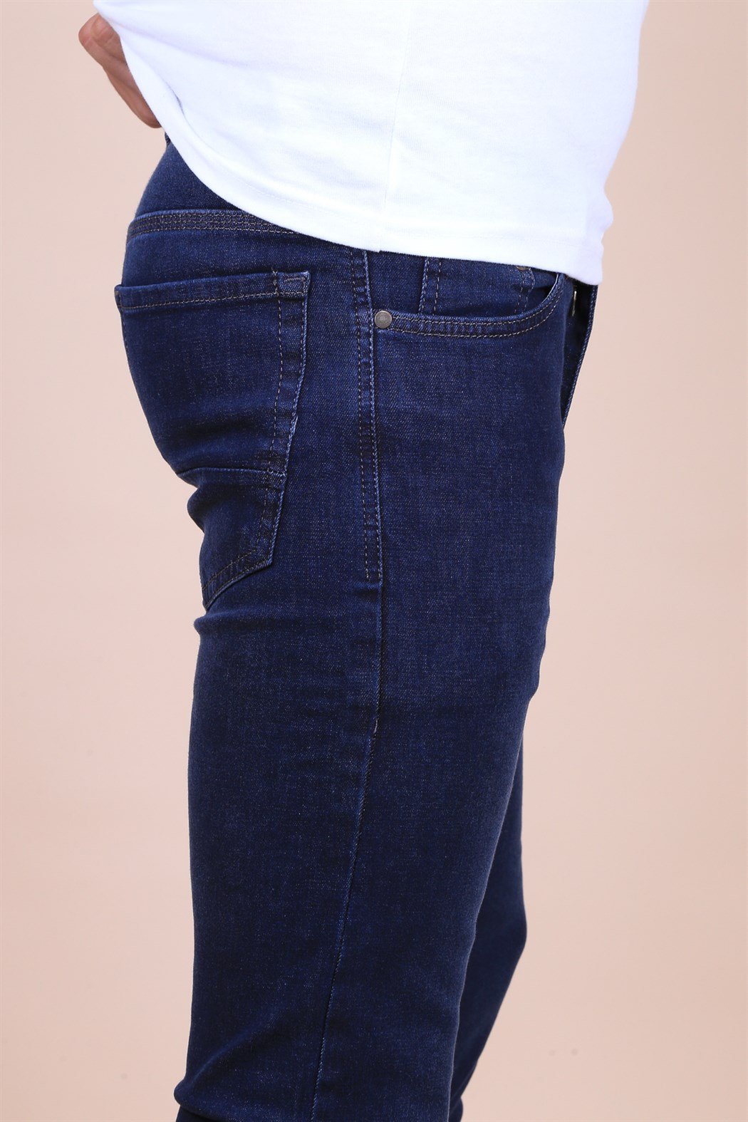 ERKEK SLIMFİT KOT PANTOLON KOYU MAVİ JEAN KOYU MAVİ