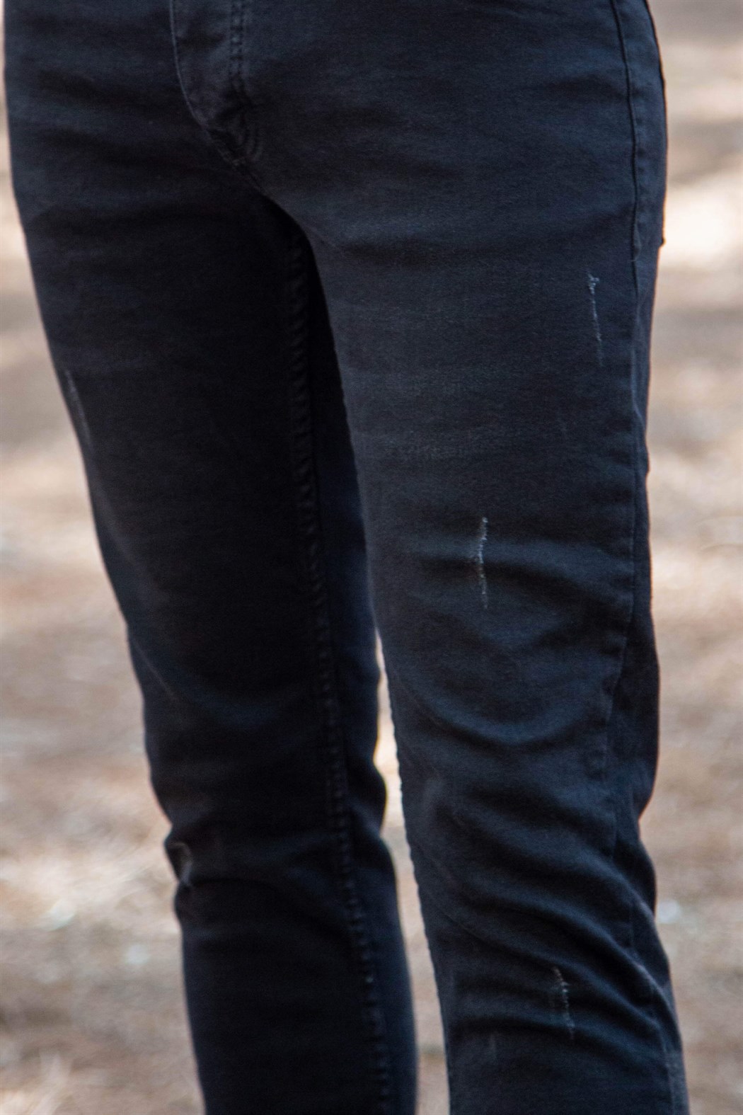 ERKEK SLIMFİT TIRNAKLI KOT PANTOLON 349-2 SIYAH JEAN 349-2 SIYAH