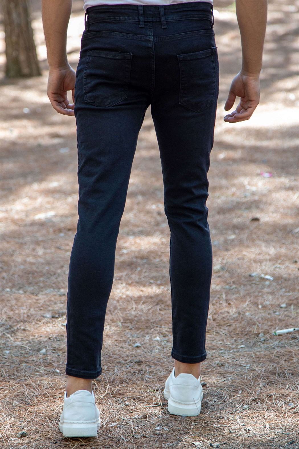 ERKEK SLIMFİT TIRNAKLI KOT PANTOLON 349-2 SIYAH JEAN 349-2 SIYAH