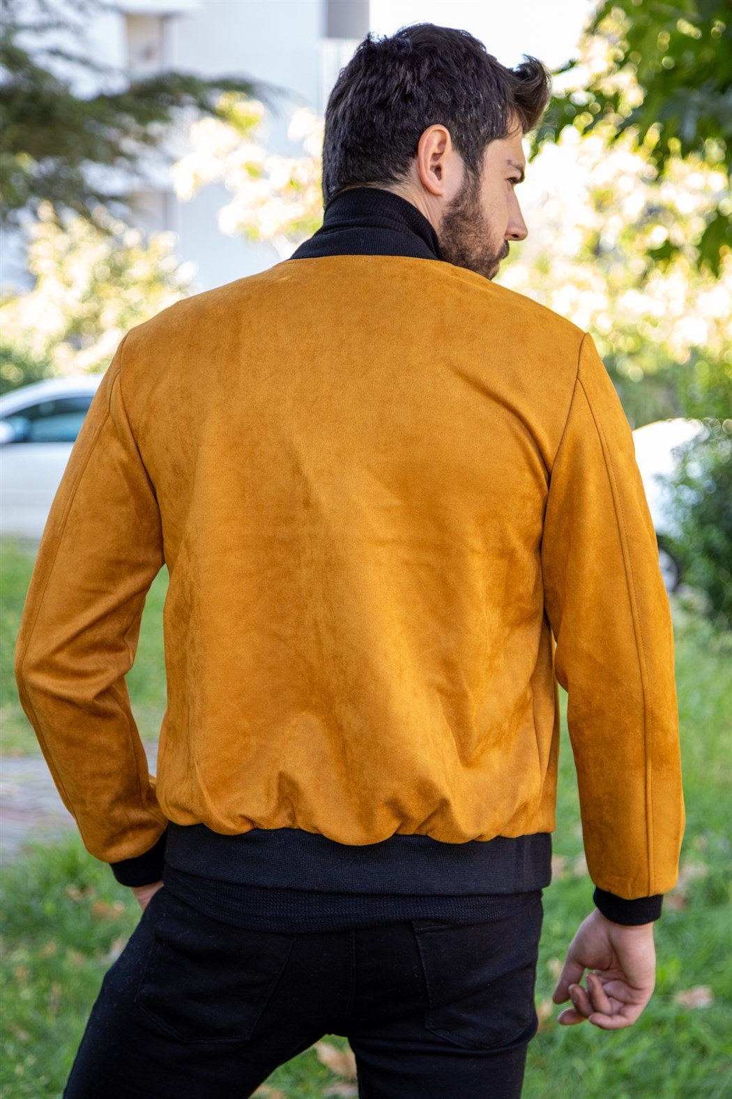 ERKEK SÜET CEKET SARI SÜET CEKET SARI