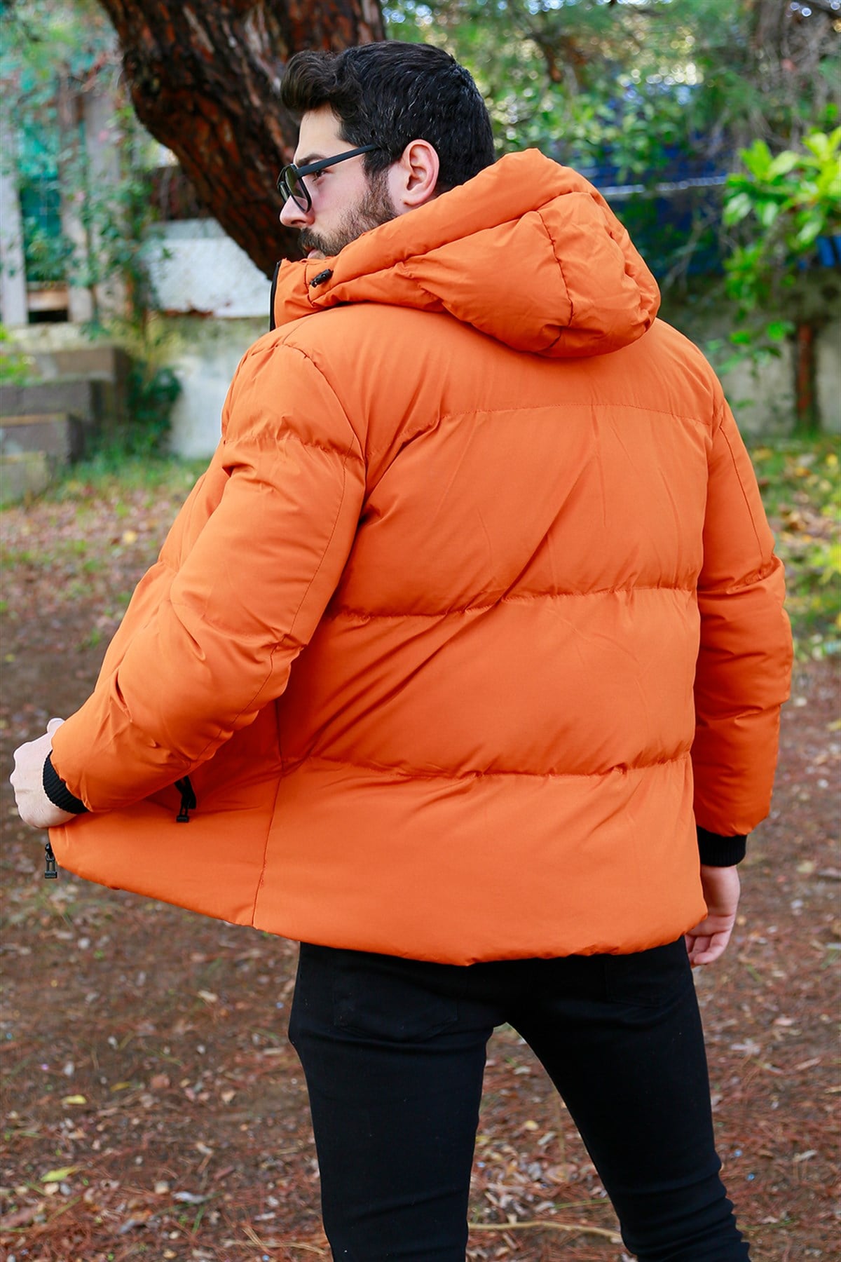 ERKEK  TURUNCU KAPŞONLU TURUNCU KAPŞONLU