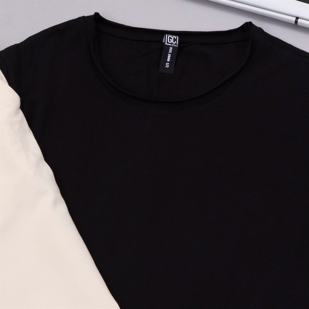 Fermuar Detaylı Siyah Tişört Jogger Ayakkabı Kombin